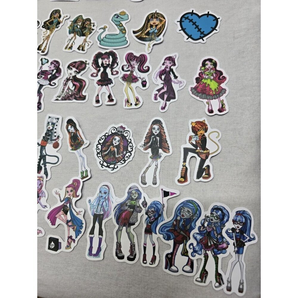 MONSTER HIGH Assorted Sticker Lot- 70 PCS- NEW - Picture 9 of 13